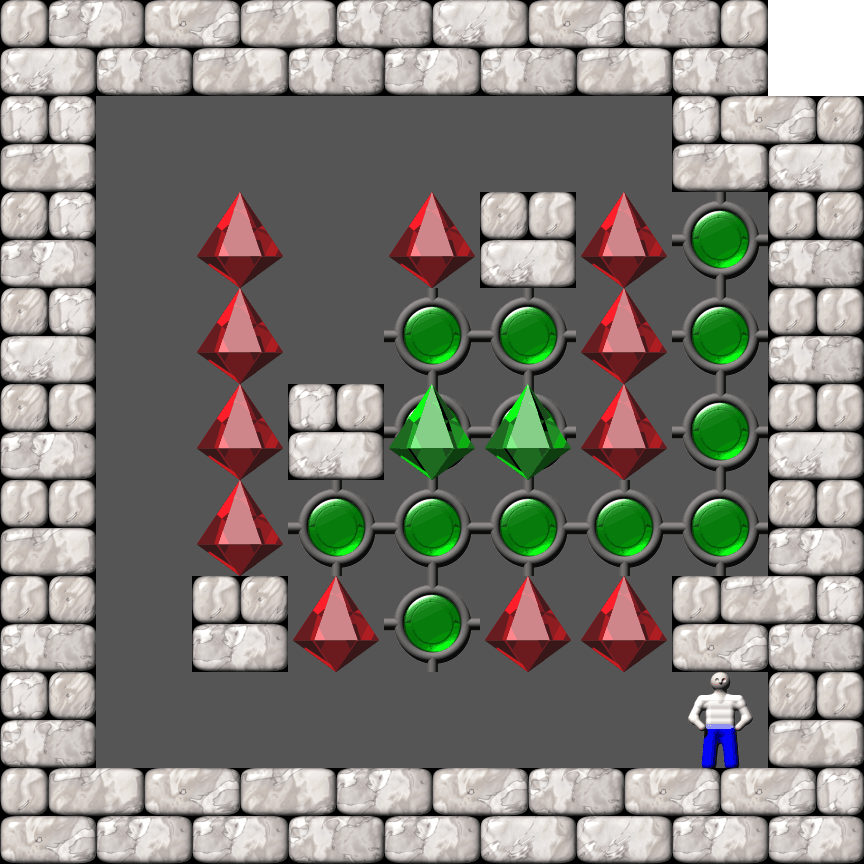 Sokoban Compact Catalysts level 128